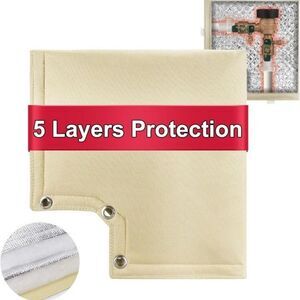 Backflow Preventer Cover Insulated Pouch Sprinkler Covers with Aluminum Foil